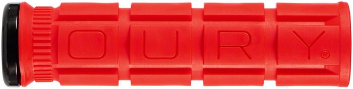 Oury OSLOOG50 Single-Clamp Lock-on - Candy Red #OSLOOG50