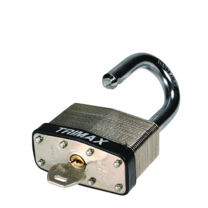 Trimax TLM87 Laminated Padlock Solid Steel - 1.5" #TLM87