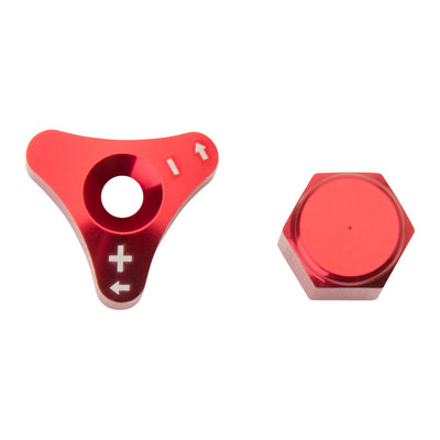 Tusk Billet WP Fork Adjuster Knobs Red#mpn_FK-KIT-Red