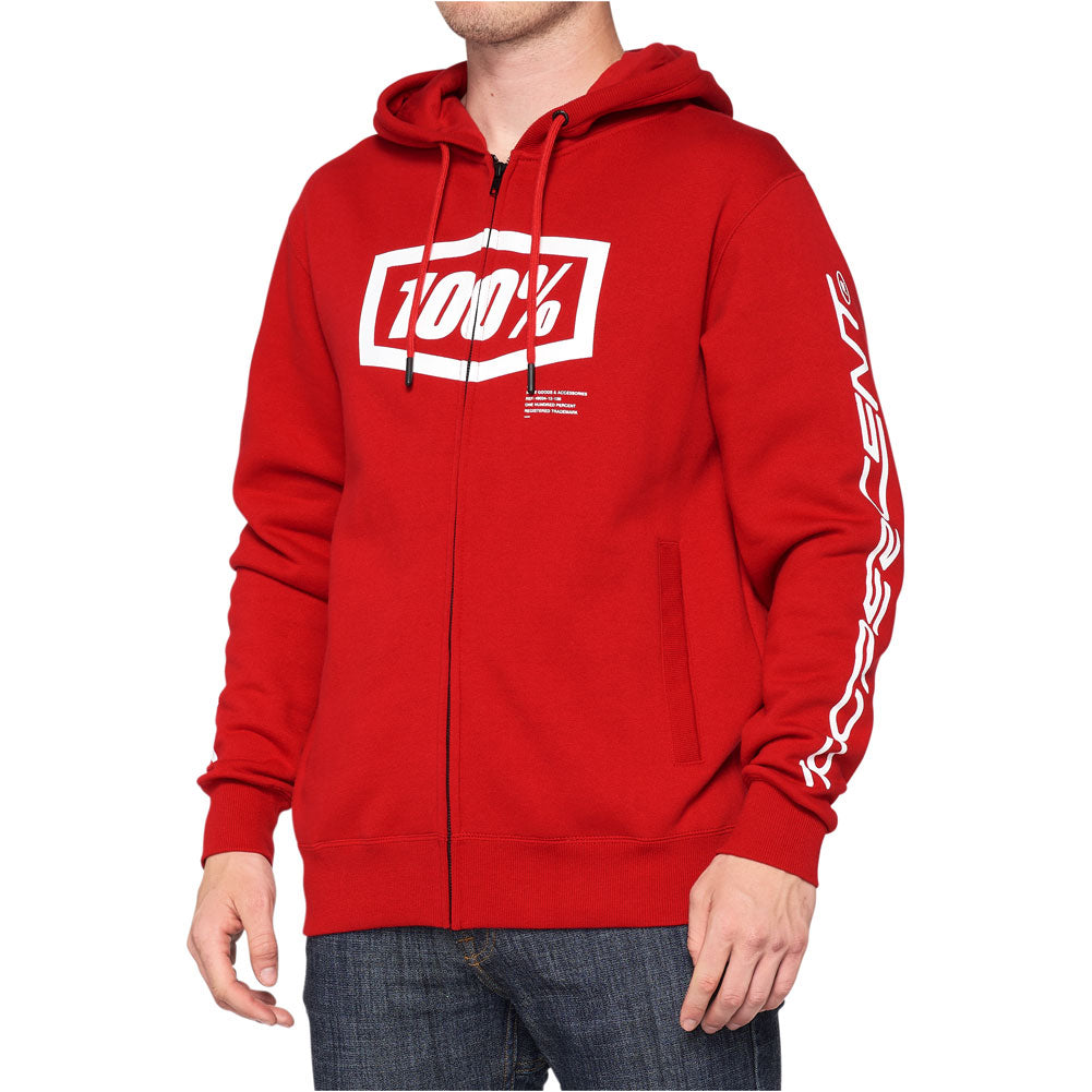 100% Syndicate Zip-Up Hooded Sweatshirt #170964-P