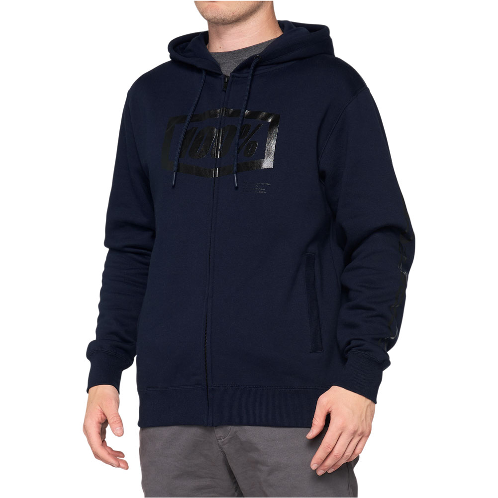 100% Syndicate Zip-Up Hooded Sweatshirt#170964-P11