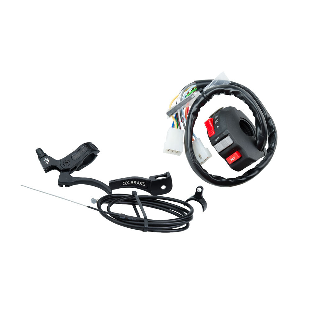 OX-Brake Left Hand Rear Brake Kit With Multi-Function Bar Switch#172054-P