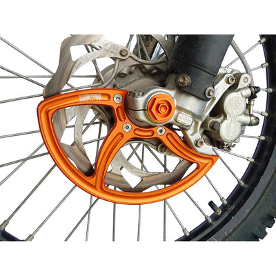 7602 Racing Front Disc Guard Orange#mpn_KTM-FDG01-O
