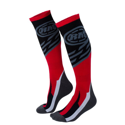 Rocky Mountain ATV/MC MX Socks Size 10-13 Black/Red#mpn_175-244-0003