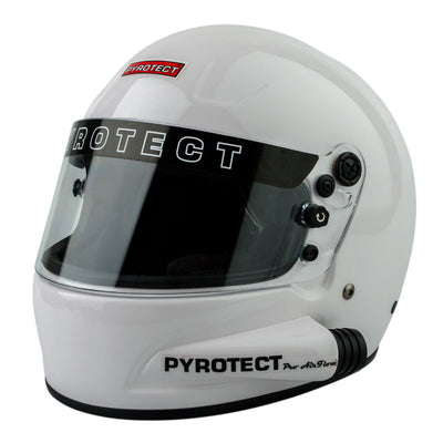 Pyrotect Pro Sport Full Face Duckbill Side Forced Air Helmet Medium White#mpn_8012005