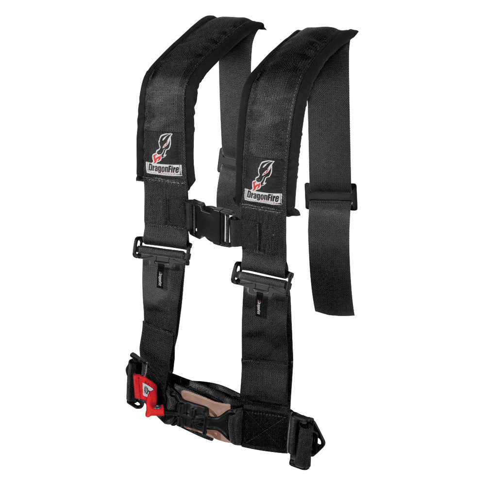 Dragonfire Racing 4-Point H-Style Safety Harness w/Adjustable Sternum Clip#179636-P