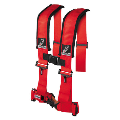 Dragonfire Racing 4-Point H-Style Safety Harness w/Adjustable Sternum Clip#179636-P