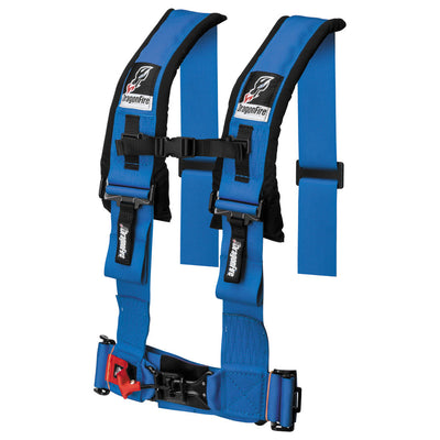 Dragonfire Racing 4-Point H-Style Safety Harness w/Adjustable Sternum Clip#179636-P