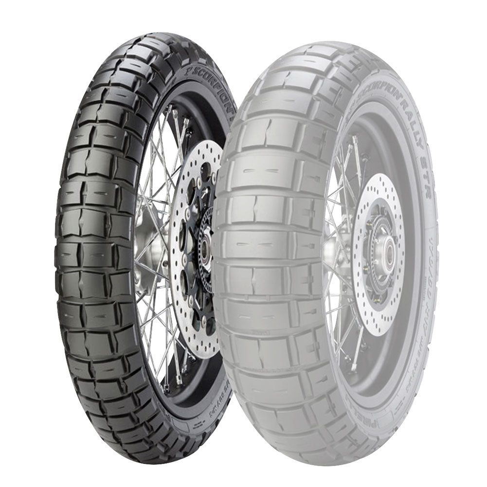 Pirelli Scorpion Rally STR Front Motorcycle Tire 90/90-21 (54V) Tubeless#2803400