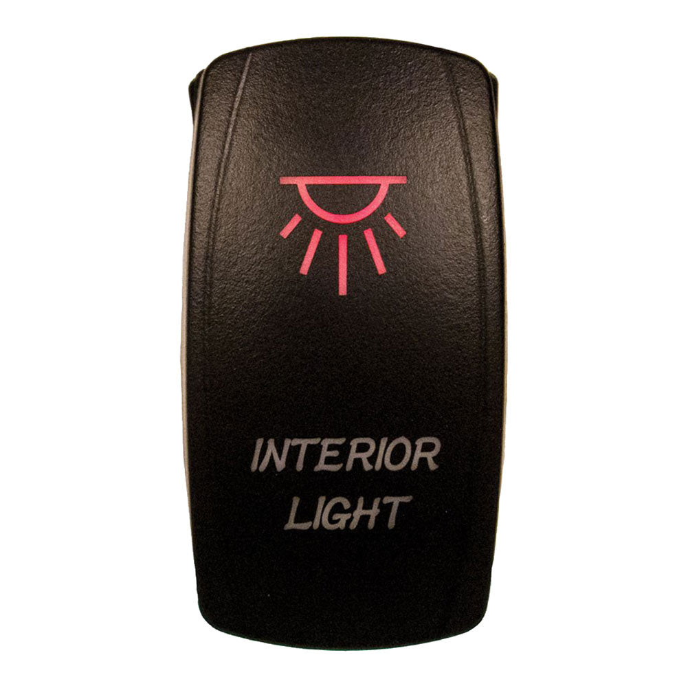 Dragonfire Racing LED Accessory Switch Interior Light Red Light#mpn_04-0055