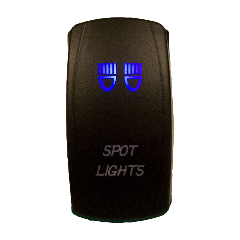 Dragonfire Racing LED Accessory Switch Spot Light Blue Light#mpn_04-0064