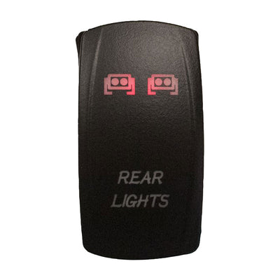 Dragonfire Racing LED Accessory Switch Rear Light Red Light#mpn_04-0071