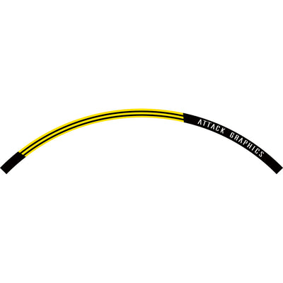 Attack Graphics Rim Decal 21" Yellow#mpn_184-608-0003