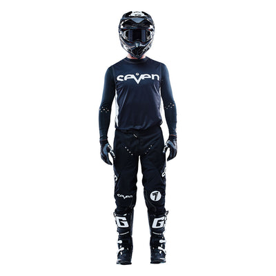 Seven Youth Zero Staple Compression Jersey Large Black#mpn_2020009-001-YLG