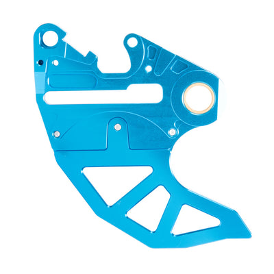 Tusk Rear Brake Caliper Support w/ Brake Disc Guard Blue#mpn_BDG003-Blu