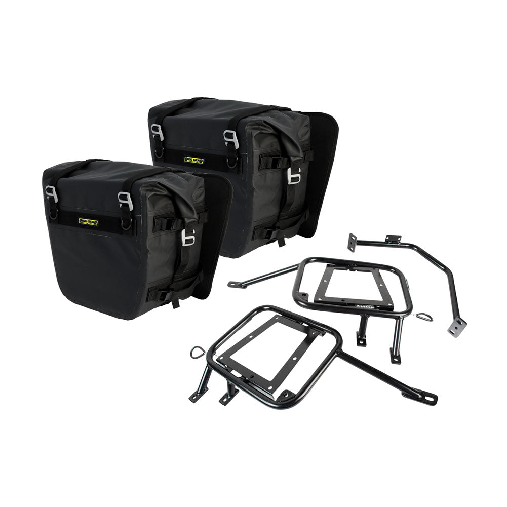 Tusk Pannier Racks with Nelson Rigg Sierra Dry Saddlebags#187284-P