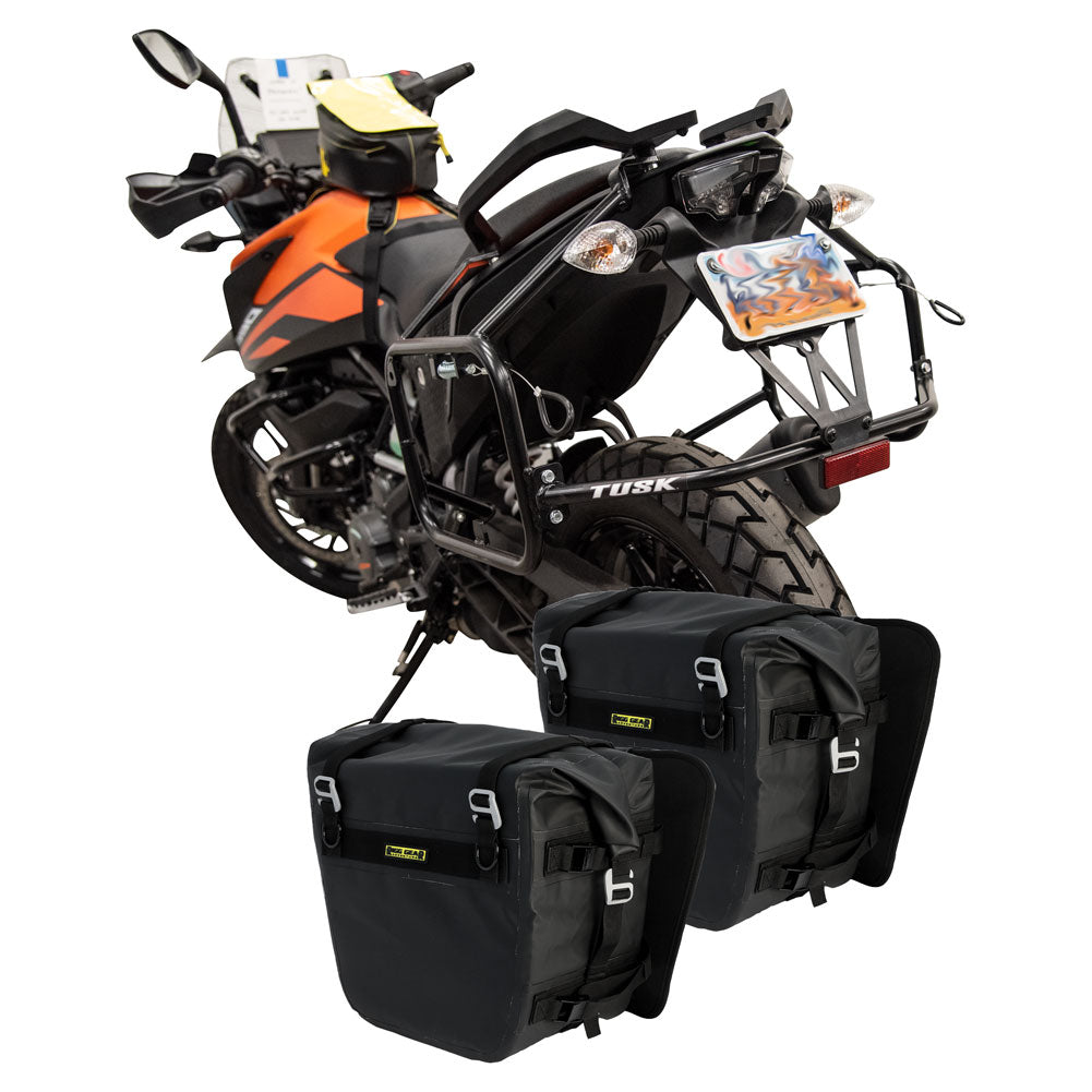 Tusk Pannier Racks with Nelson Rigg Sierra Dry Saddlebags#187284-P