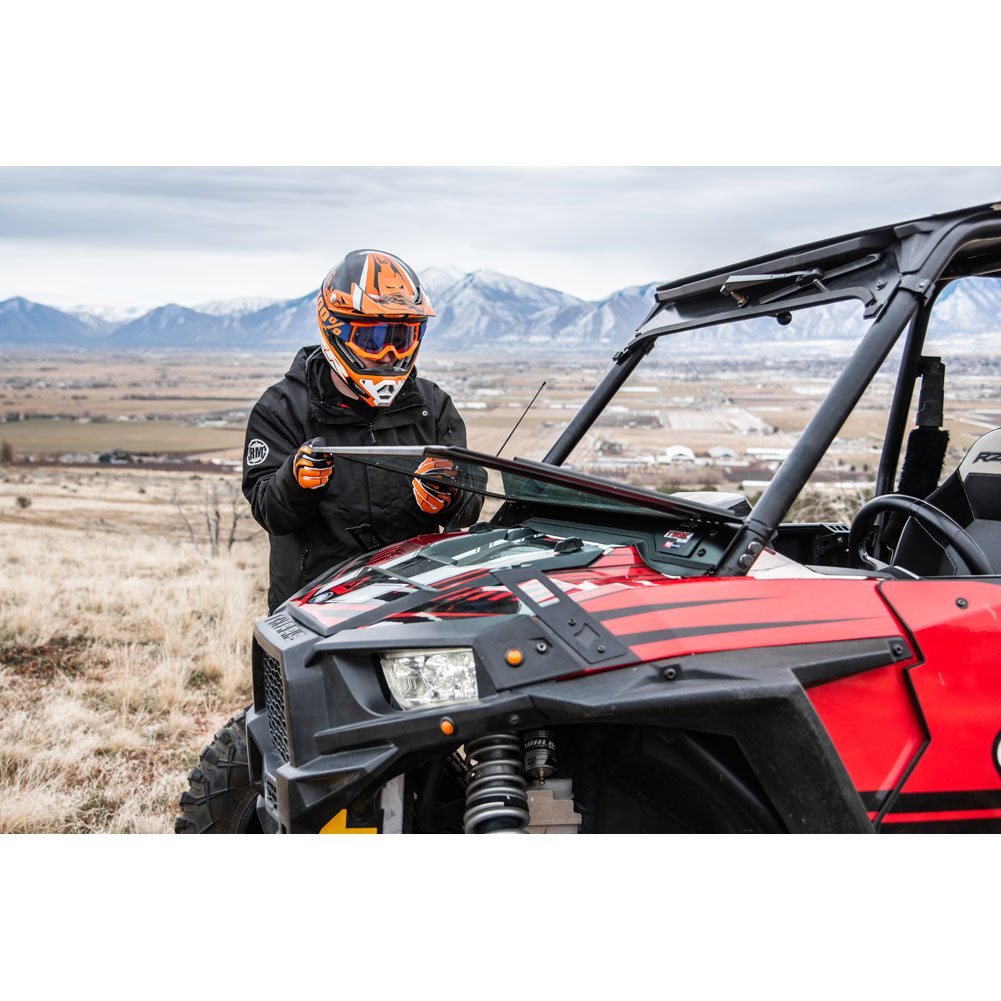 Tusk UTV Folding Glass Windshield#190459-P