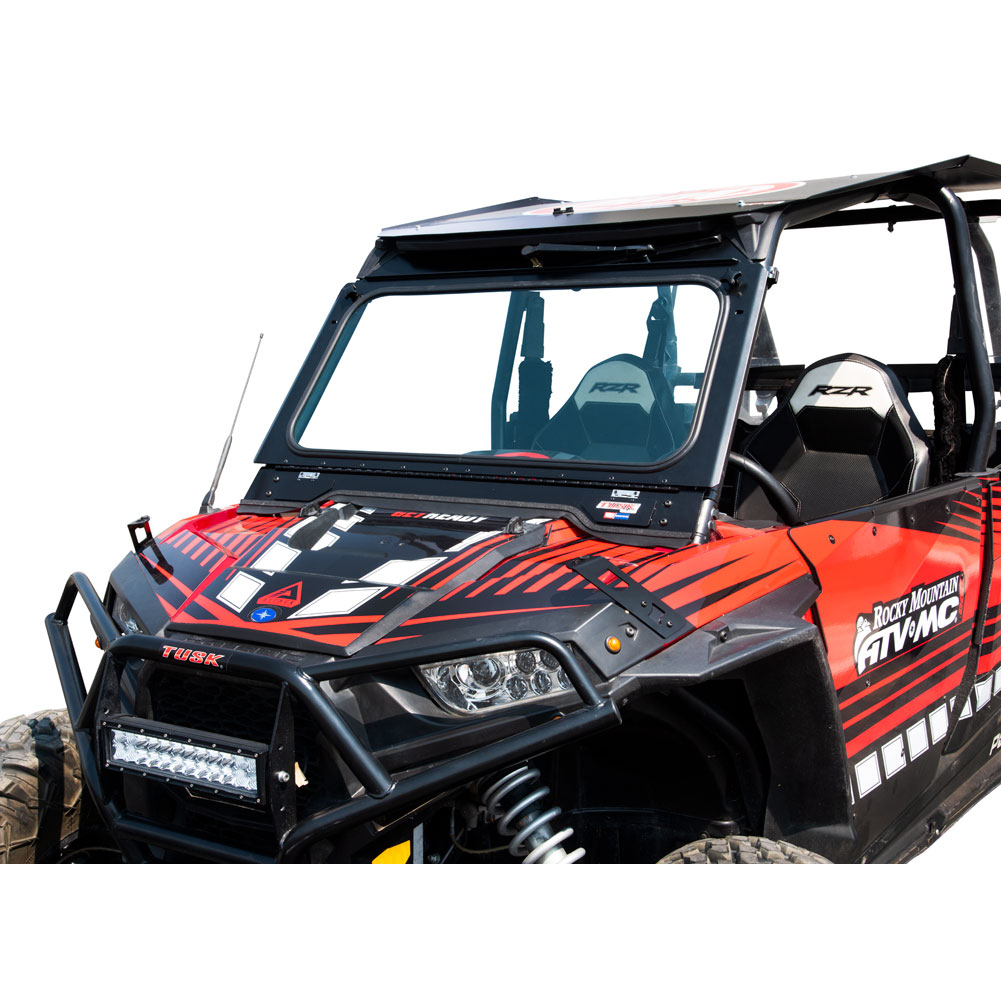 Tusk UTV Folding Glass Windshield#190459-P