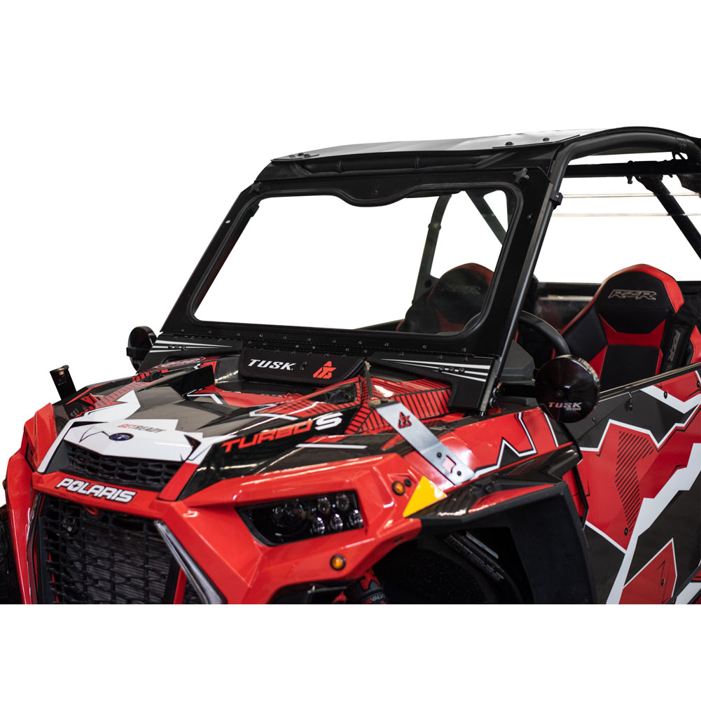 Tusk UTV Folding Glass Windshield#190459-P