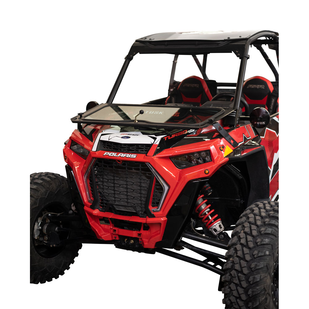 Tusk UTV Folding Glass Windshield#190459-P