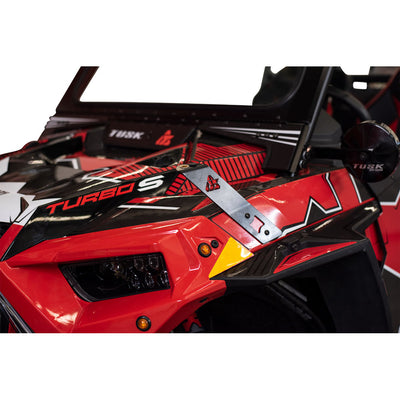 Tusk UTV Folding Glass Windshield#190459-P