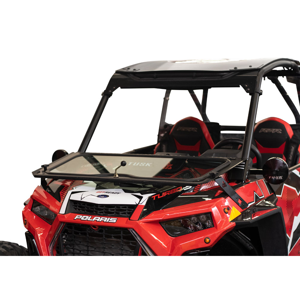 Tusk UTV Folding Glass Windshield#190459-P