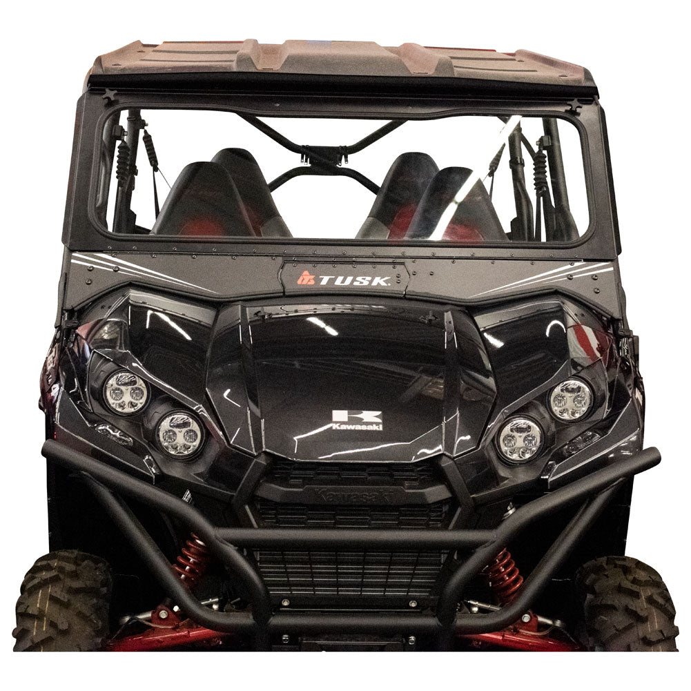 Tusk UTV Folding Glass Windshield#190459-P