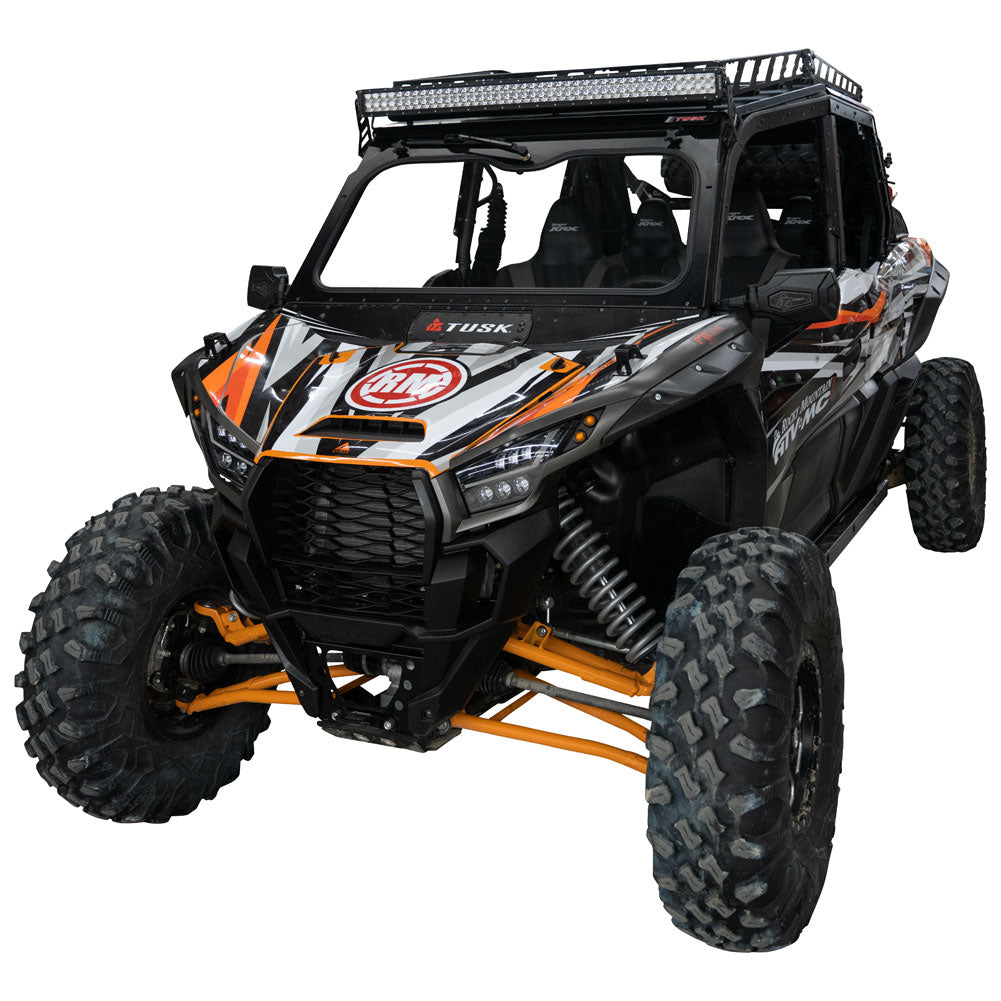 Tusk UTV Folding Glass Windshield#190459-P