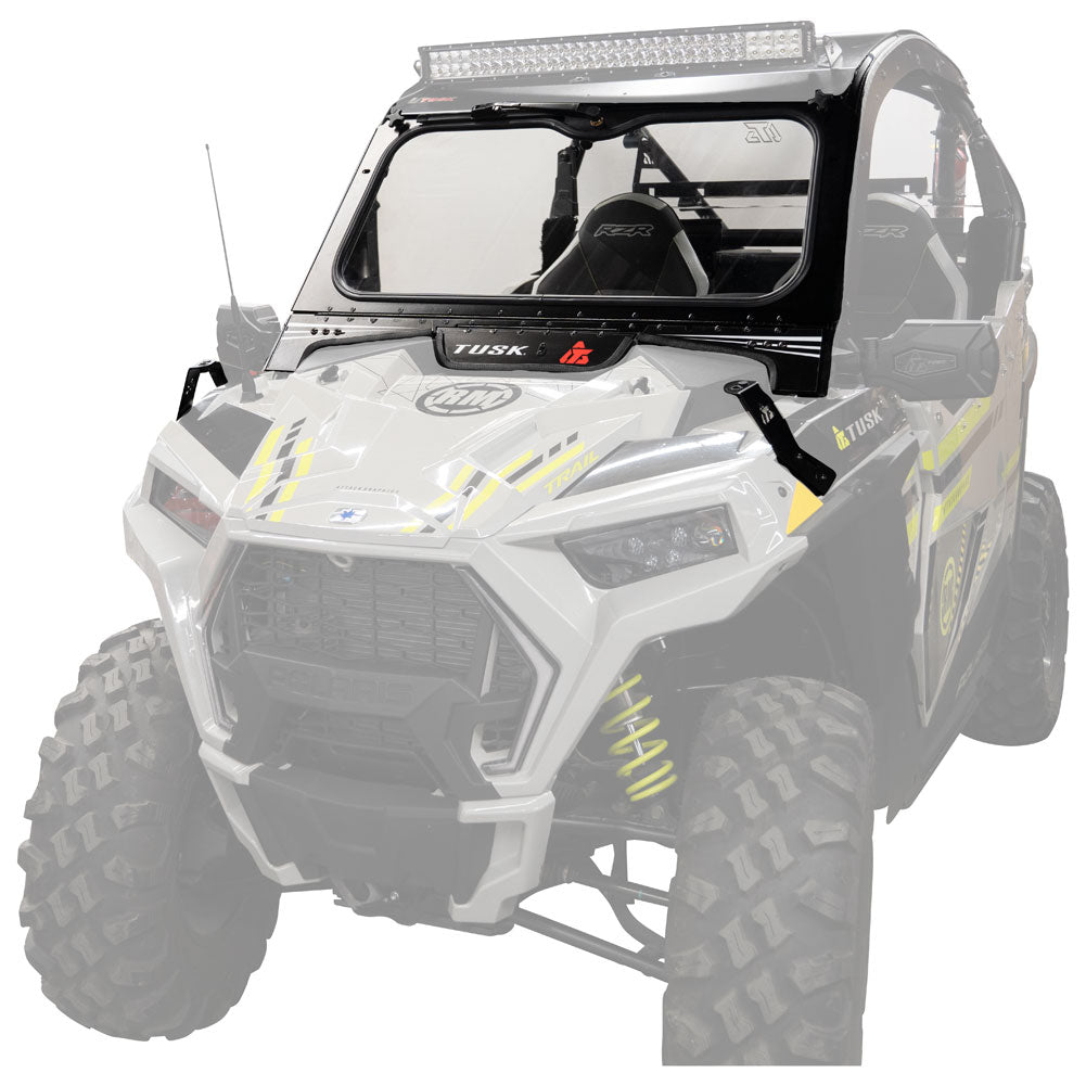 Tusk UTV Folding Glass Windshield#190459-P