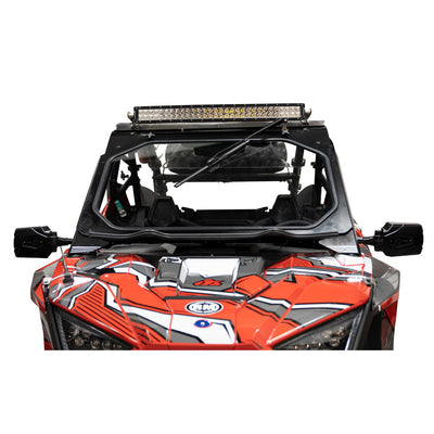 Tusk UTV Folding Glass Windshield#190459-P