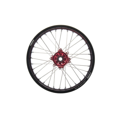 Tusk Impact Complete Rear Wheel Package 19 x 2.15 Black Rim/Silver Spoke/Red Hub#1931330199