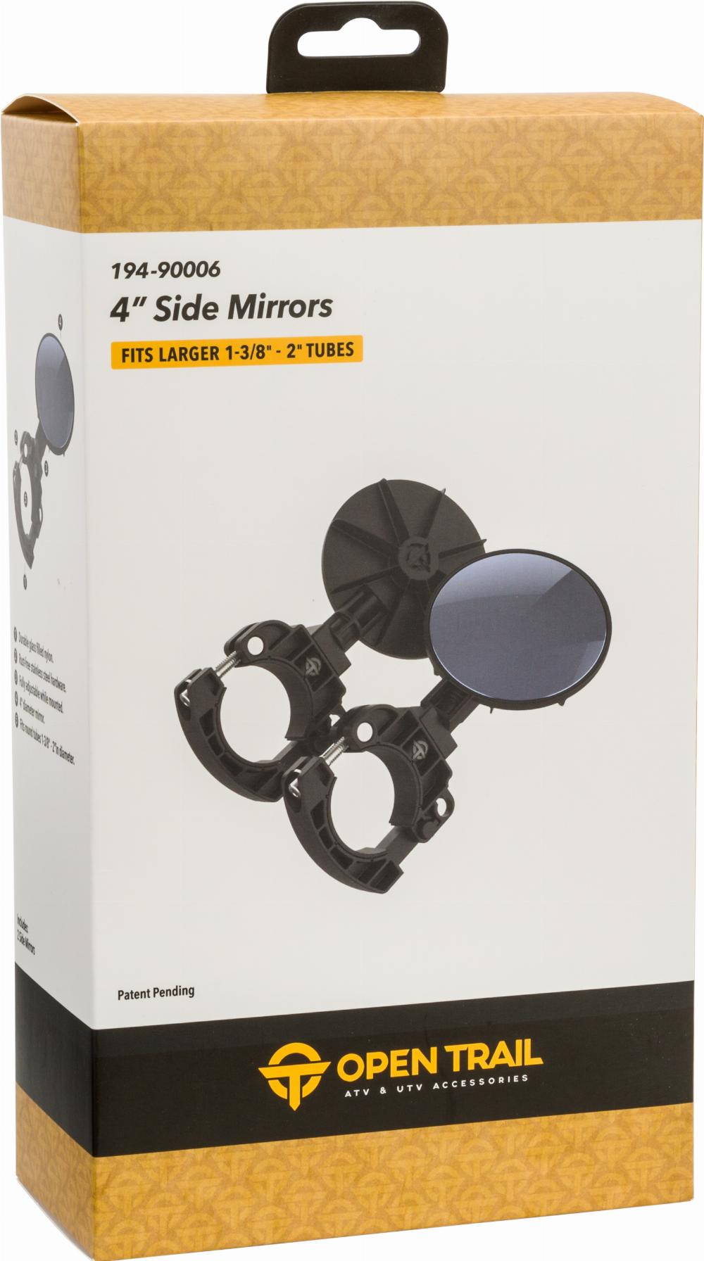 4" CLAMP SIDE MIRRORS #PSUSM