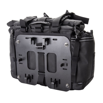 Tusk Olympus Pannier Bags with Universal Pannier Rack Mounts Black/Grey#mpn_1968480002