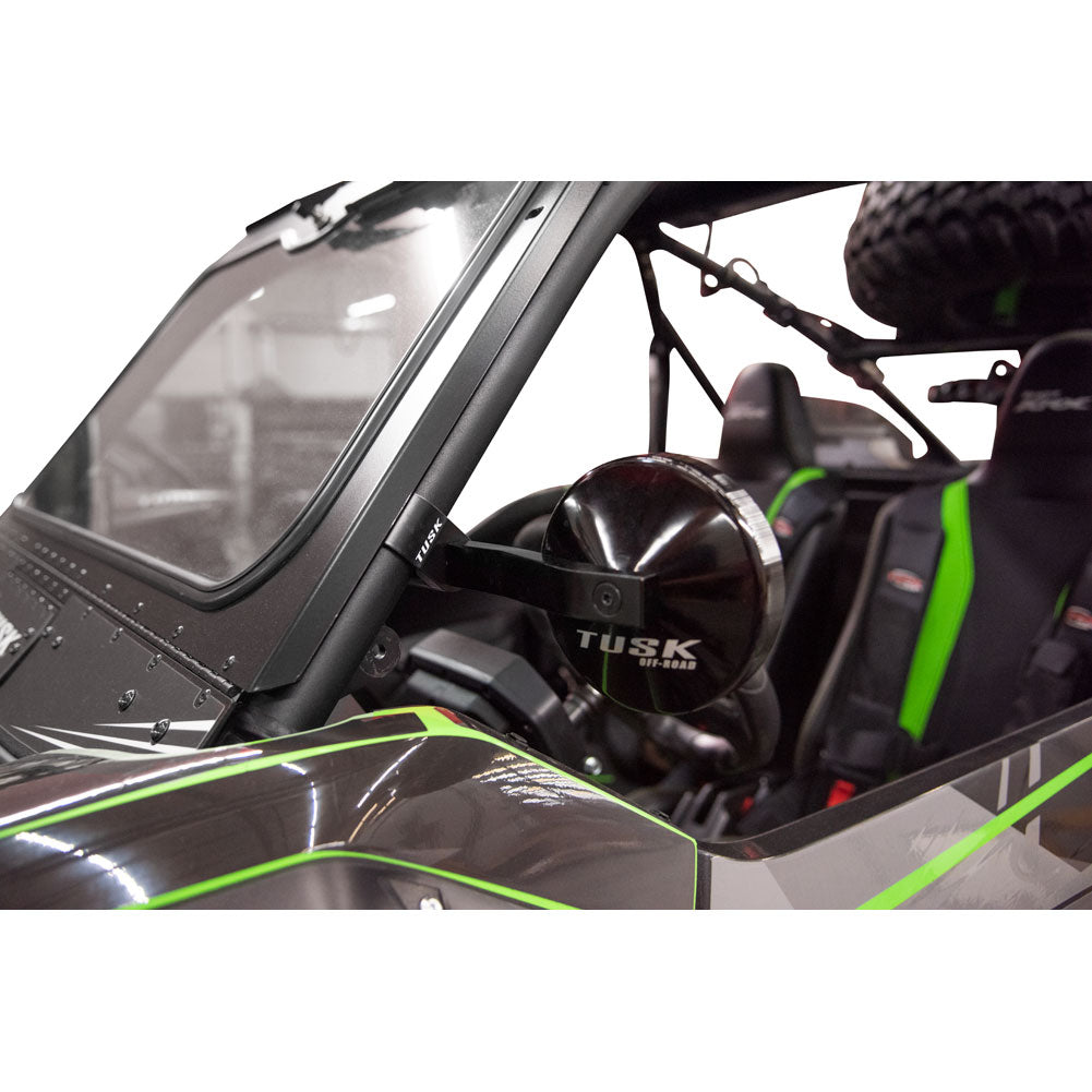 Tusk Alloy Mirror Kit with Low Profile UTV Roll Cage Clamp#mpn_2000490001