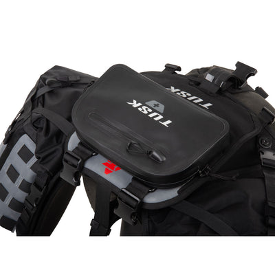 Tusk Highland X2 Rackless Luggage System Base System KTM/Husky 690-701 Heat Shield Black/Grey#mpn_2016200007