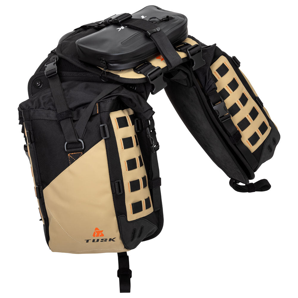 Tusk Highland X2 Rackless Luggage System Base System Standard Heat Shield Black/Tan#mpn_2016200014