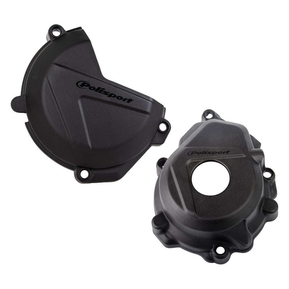 Polisport Clutch & Ignition Cover Protectors Kit#202219-P