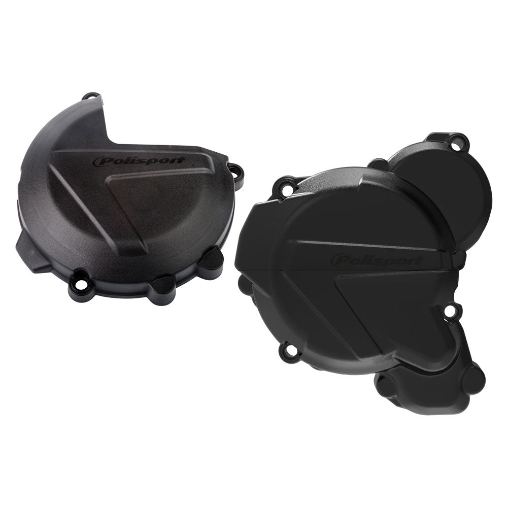 Polisport Clutch & Ignition Cover Protectors Kit#202219-P