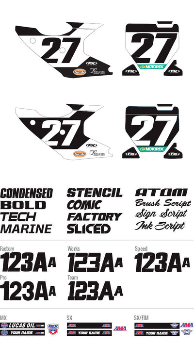 Factory Effex Custom 2023 Rockstar Husqvarna Factory Team Backgrounds#mpn_01-10224