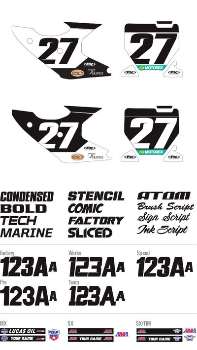 Factory Effex Custom 2024 Rockstar Husqvarna Factory Team Backgrounds#mpn_01-10225