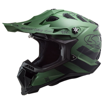 LS2 Subverter Evo Helmet Medium Cargo - Matte Green#mpn_700-1133