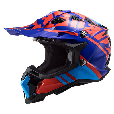 LS2 Subverter Evo Helmet Medium Gammax - Red/Blue#mpn_700-1153