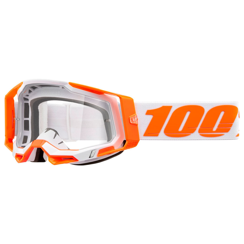 100% Racecraft 2 Goggle Orange Frame/Clear Lens#mpn_50009-00013