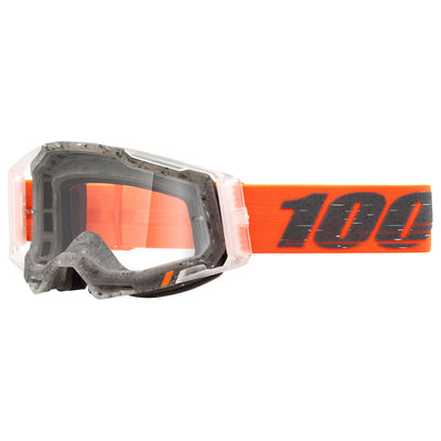100% Racecraft 2 Goggle Schrute Frame/Clear Lens#mpn_50009-00014