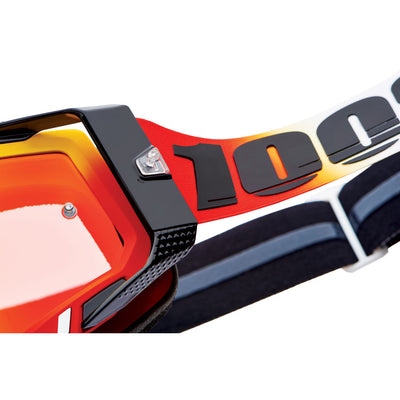 100% Racecraft 2 Goggle Ogusto Frame/Red Mirror Lens#mpn_50010-00024