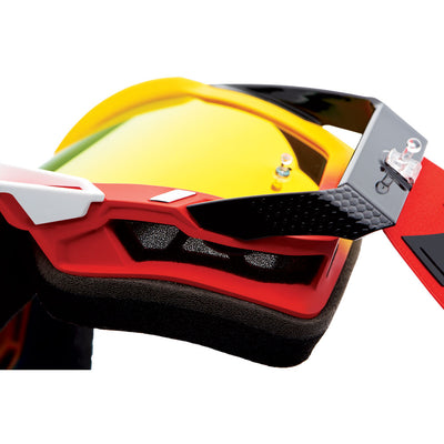 100% Racecraft 2 Goggle Ogusto Frame/Red Mirror Lens#mpn_50010-00024
