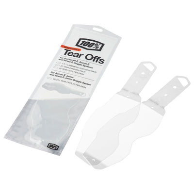 100% Accuri 2/Racecraft 2/Strata 2 Goggle Tear-Offs #202912-P