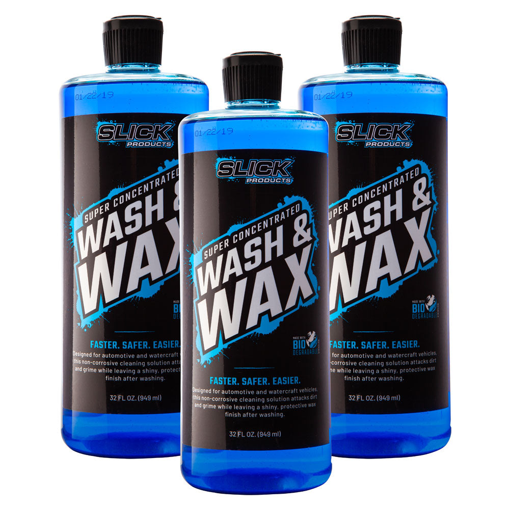 Slick Products Wash & Wax Concentrate 32 oz. 3-Pack#mpn_2031450003