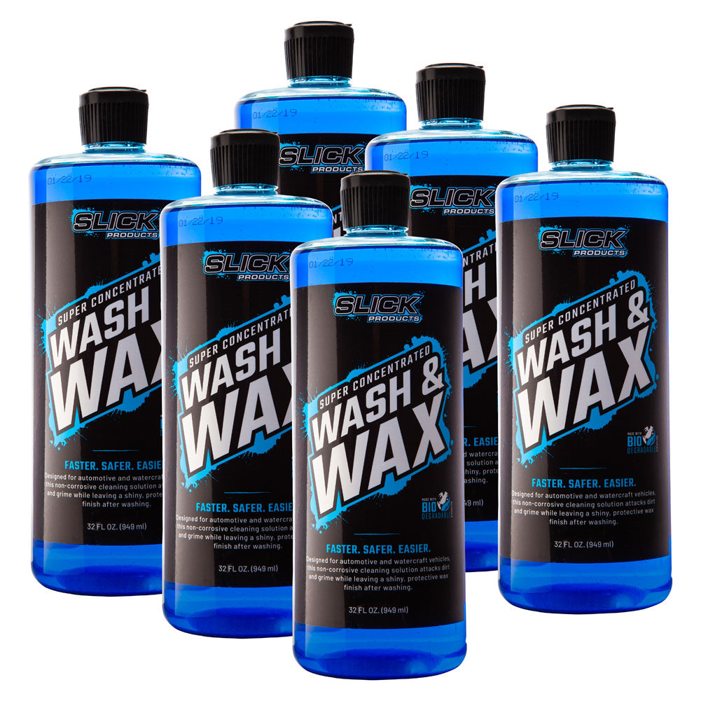 Slick Products Wash & Wax Concentrate 32 oz. 6-Pack#mpn_2031450004